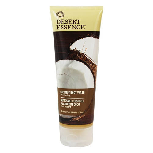 Desert Essence Organics Coconut Body Wash, Hydrating, 8 Oz